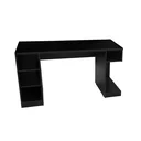 Ver imagem 3 de Mesa Gamer Pro Escrivaninha 5 Nichos 136cm Espresso Móveis