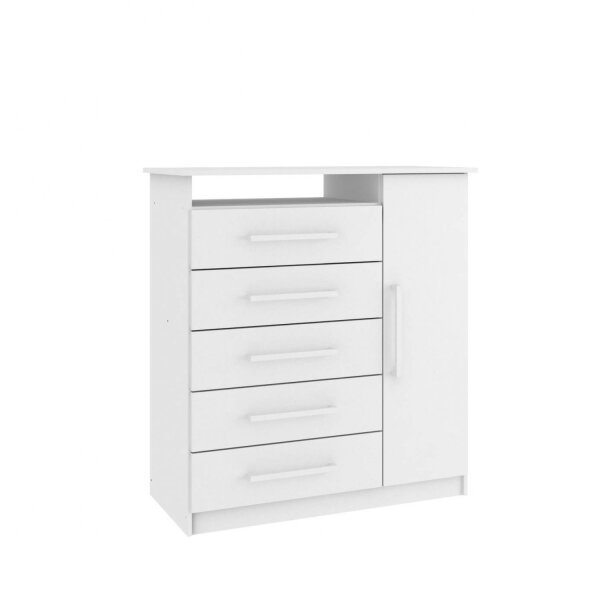 Conjunto para Quarto de Solteiro Guarda-Roupa 3 Portas e Cômoda 5 Gavetas Rodial - 7