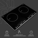Ver imagem 4 de Cooktop Portátil de Indução 2 Zonas Preto 220v