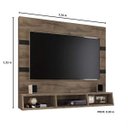 Ver imagem 2 de Painel Para TV Até 50 Polegadas 3 Nichos Poliman Móveis