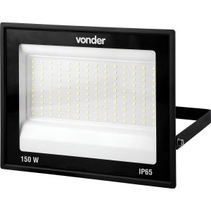Refletor de Led Rlv1503 150w Vonder Bivolt 6500k 110v 220v Luz Branca Alcance 35m Interno Externo