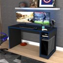 Ver imagem 6 de Mesa Gamerxespresso Móveis 136cm Preto E Azul