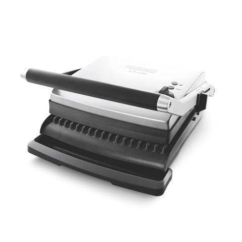 Grill Elétrico Tramontina By Breville Adjusta em Aço Inox com Bandeja Removível 127 V