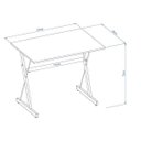 Ver imagem 3 de Mesa Gamer Escrivaninha Zetta 120cm Espresso Móveis Preto E Preto
