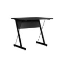 Ver imagem 5 de Mesa Gamer Escrivaninha Zetta 120cm Espresso Móveis Preto E Preto