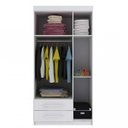 Ver imagem 4 de Quarto de Bebê Completo Guarda-Roupa 3 Portas Cômoda 5 Gavetas e Berço Mini Cama Rodial