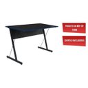 Ver imagem 4 de Mesa Gamer Zetta 120cm Espresso Móveis Preto E Azul