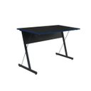 Ver imagem 2 de Mesa Gamer Zetta 120cm Espresso Móveis Preto E Azul