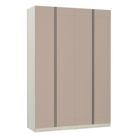 Guarda-roupa Solteiro Luciane 4 Portas 3 Gavetas Prime Plus 160 Cm