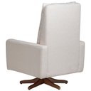Ver imagem 6 de Poltrona de Amamentação com Balanço Giratória Noah D02 Bouclê Off White B-114 - Lyam Decor