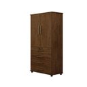 Ver imagem 3 de Guarda-Roupa com Chave 2 Portas 4 Gavetas Maia Plus Benetil Móveis
