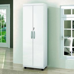 Armário Multiuso Roma com Chave 2 Portas 6 Prateleiras  - 1