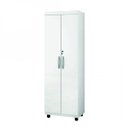 Ver imagem 2 de Armário Multiuso Roma com Chave 2 Portas 6 Prateleiras 