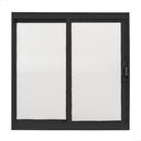 Ver imagem 3 de Janela de Aluminio Preto 2 Folhas Vitro Grande 80x80 com Policarbonato- Machado Portas e Janelas