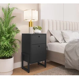 Mesa de Cabeceira 2 Gavetas Wolli Siena Móveis - 1