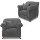Ver imagem 1 de Kit 2 Poltronas Decorativas Retro Polo Suede 1104 Ezz 1104