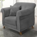 Ver imagem 2 de Kit 2 Poltronas Decorativas Retro Polo Suede 1104 Ezz 1104