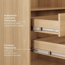 Ver imagem 6 de Guarda-roupa Modular 2 Peças 6 Portas de Correr Jade CabeCasa MadeiraOriginals