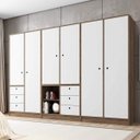 Ver imagem 2 de Armário Suspenso Cabideiro Modular 2 Portas Ideale Espresso Móveis