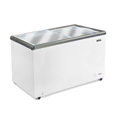 Freezer / Conservador Horizontal Tampa de Vidro Eco Gelo 247L EEH300XX 220V - Eos