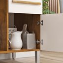 Ver imagem 5 de Balcao Triplo de Cozinha S/tampo 3 Portas 2 Gavetas - Castanho/off White