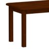 Mesa de Jantar Retangular para 8 Lugares Madeira Maciça Safira Castanho Jm Móveis - 2
