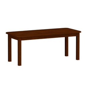 Mesa de Jantar Retangular para 8 Lugares Madeira Maciça Safira Castanho Jm Móveis