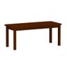 Mesa de Jantar Retangular para 8 Lugares Madeira Maciça Safira Castanho Jm Móveis - 1