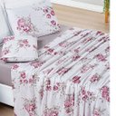 Ver imagem 2 de Jogo Lençol Cama Casal 4 peças Micropercal 200 fios Avere:Lilac