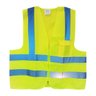 Colete Refletivo Segurança Zíper Amarelo 1 Bolso Trânsito - 1