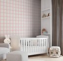 Ver imagem 1 de Papel de Parede Bobinex Revoada - Xadrez Quadros Rosa 4459