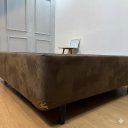Ver imagem 3 de Base Cama Box Casal (138x188x40) - Suede Marrom