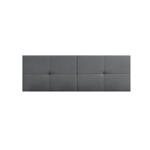 Cabeceira para Parede Suspensa Bruna Casal Fixa de Parede 1,60cm X 55cm Grafite