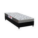 Ver imagem 1 de Cama Box Solteiro: Colchão Espuma D45 Orthoflex Comfortpedic + Base Crc Suede Black (78x188)