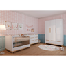 Berço Cômoda e Guarda-roupa Infantil Linha Cozy Marca Quater Móveis - 6