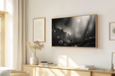 Ver imagem 1 de Quadro Decorativo N°172 115x70cm - Panorâmico Botânico - Filamentos Preto e Branco - Rollflex