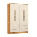 Ver imagem 1 de Guarda Roupa Domo Quarto com 4 Portas e 4 Gavetas