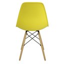 Ver imagem 4 de Cadeira Eiffel Charles Eames em Abs com Base de Madeira Dsw Amarelo