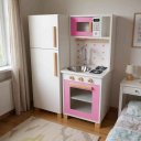 Ver imagem 2 de Kit Mini Cozinha Infantil com Geladeira - Rosa