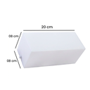 Ver imagem 2 de Arandela Camarim 20cm Luminária p/ Banheiro Espelho Acrílico Branco