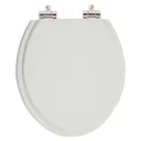 Ver imagem 1 de Assento Sanitario Poliester com Amortecedor Convencional Oval Cinza Claro para vaso Deca