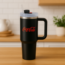 Copo Térmico Oficial C/ Tampa Coca Cola Coke 1,5l Hauskraft - 2