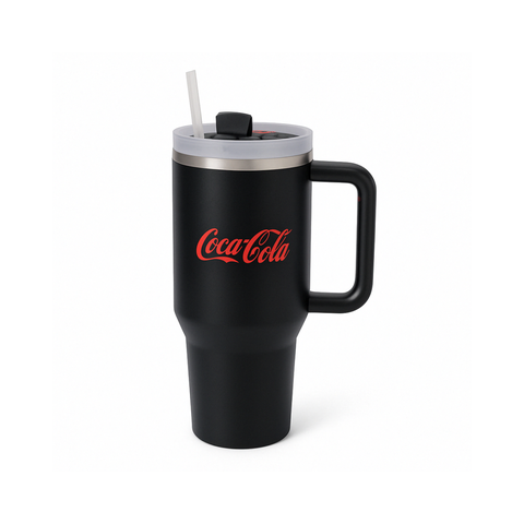 Copo Térmico Oficial C/ Tampa Coca Cola Coke 1,5l Hauskraft