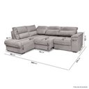 Ver imagem 3 de Sofá de Canto Retrátil Chaise Lado Esquerdo 4 Lugares Nest CabeCasa MadeiraOriginals