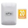 Kit Tomadas 20A + Interruptores Simples Aria Com 25 Peças Tramontina - 2