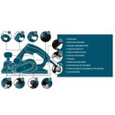 Ver imagem 6 de Plaina Elétrica 3mm 900w 220v Ws5343 Wesco