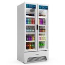 Ver imagem 2 de Refrigerador Expositor Porta Dupla Slim 752L 220V Branca Metalfrio