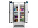 Ver imagem 3 de Refrigerador Expositor Porta Dupla Slim 752L 220V Branca Metalfrio