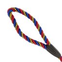 Ver imagem 5 de Coleira Corda de Nylon Trançada Cachorro Guia Pequeno Medio Porte Pets Reforçada Grossa Corrente