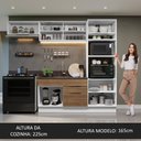 Ver imagem 6 de Armário de Cozinha Completa 270cm Branco/Rustic Stella Madesa 08